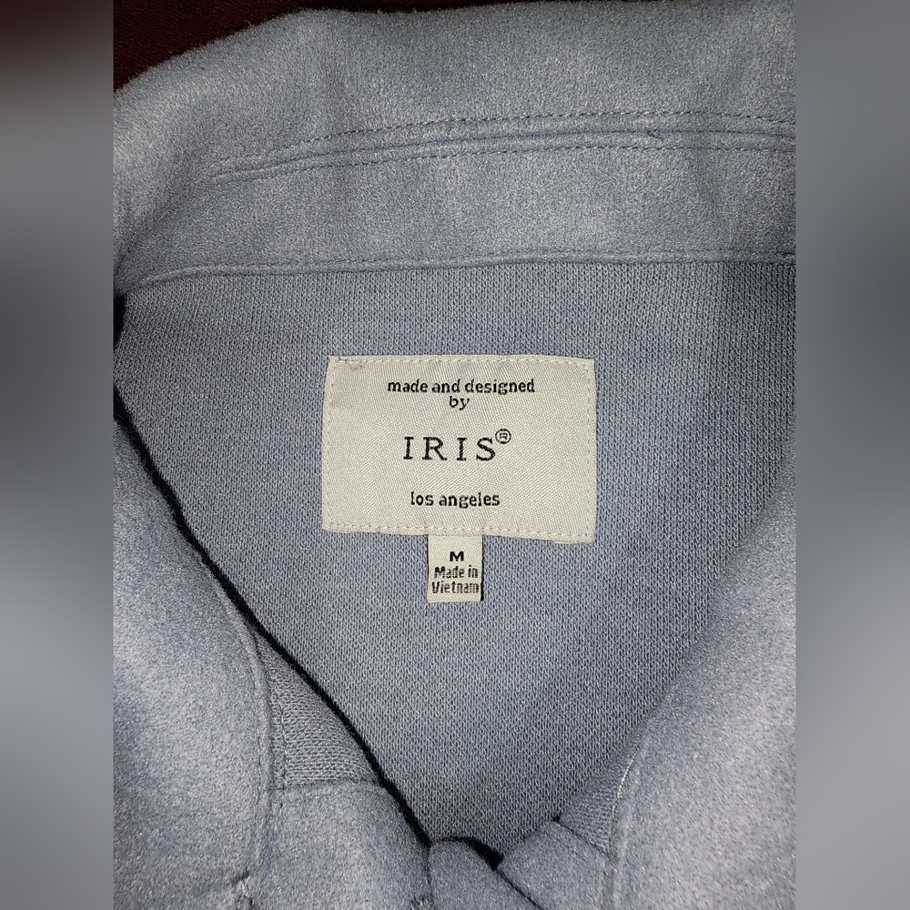Iris Light Blue Shacket - Picture 2 of 3